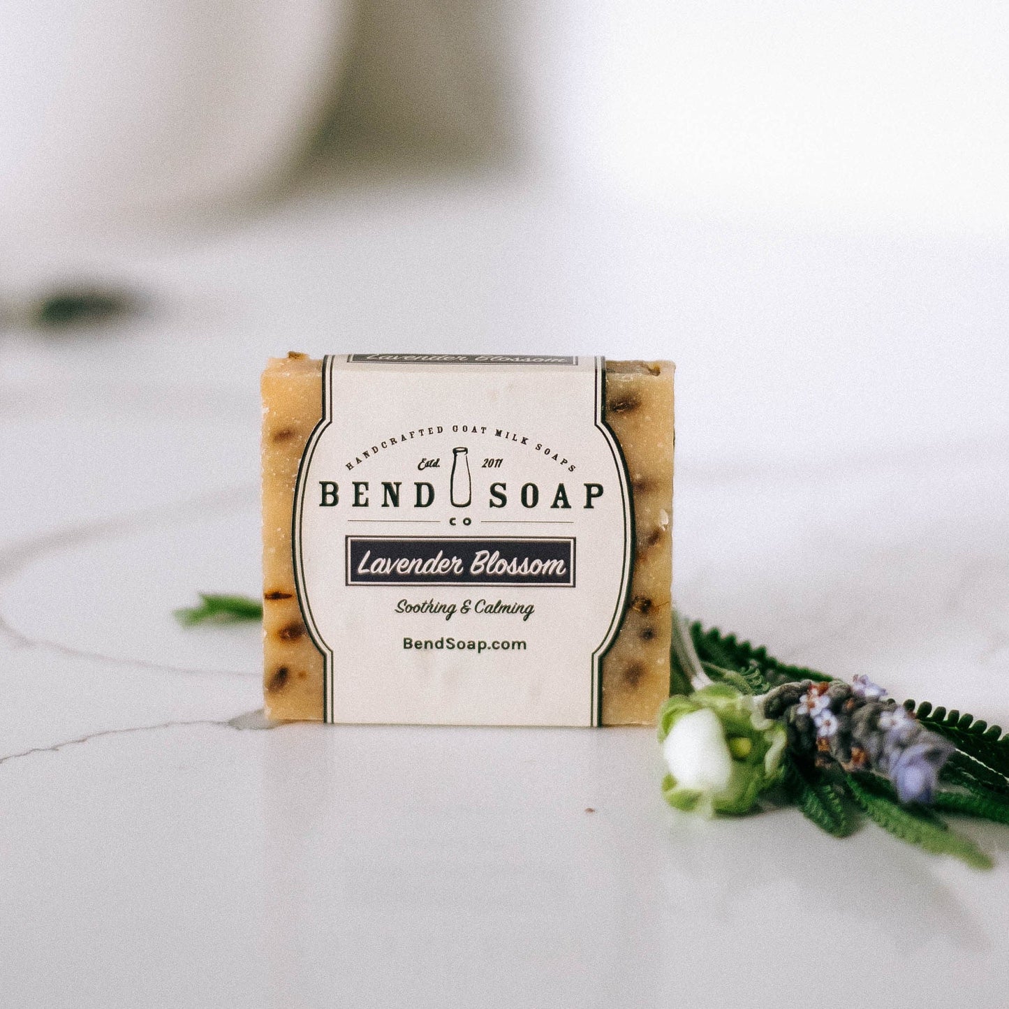 travel size lavender blossom goat milk bar soap