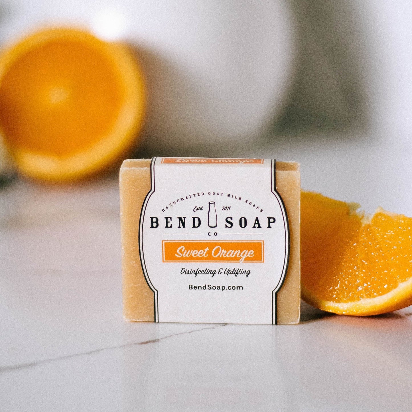 Sweet Orange Goat Milk Soap Travel Size Bar