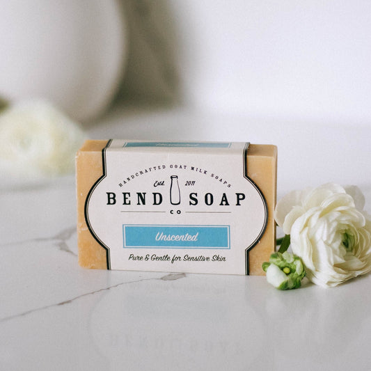 Unscented goat milk soap