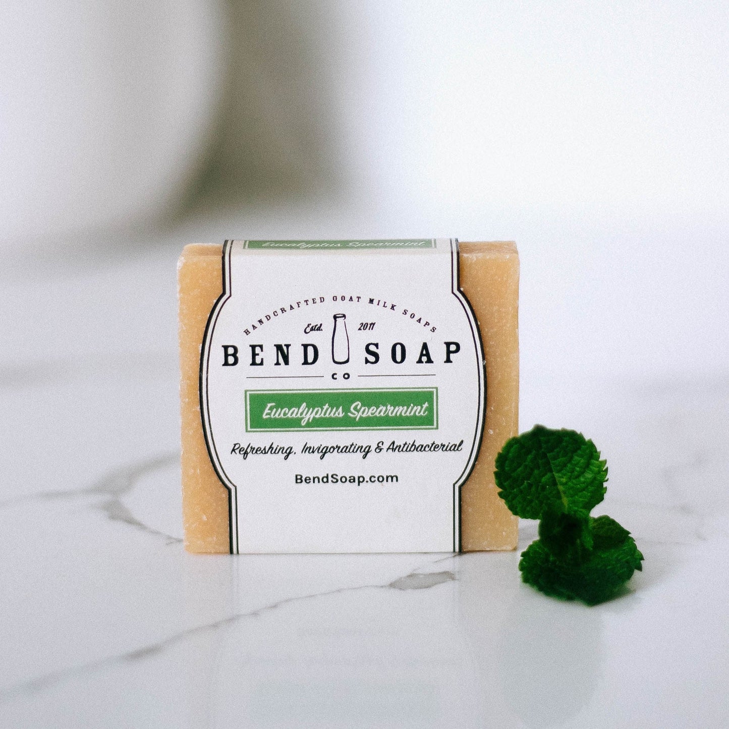travel size eucalyptus spearmint goat milk bar soap