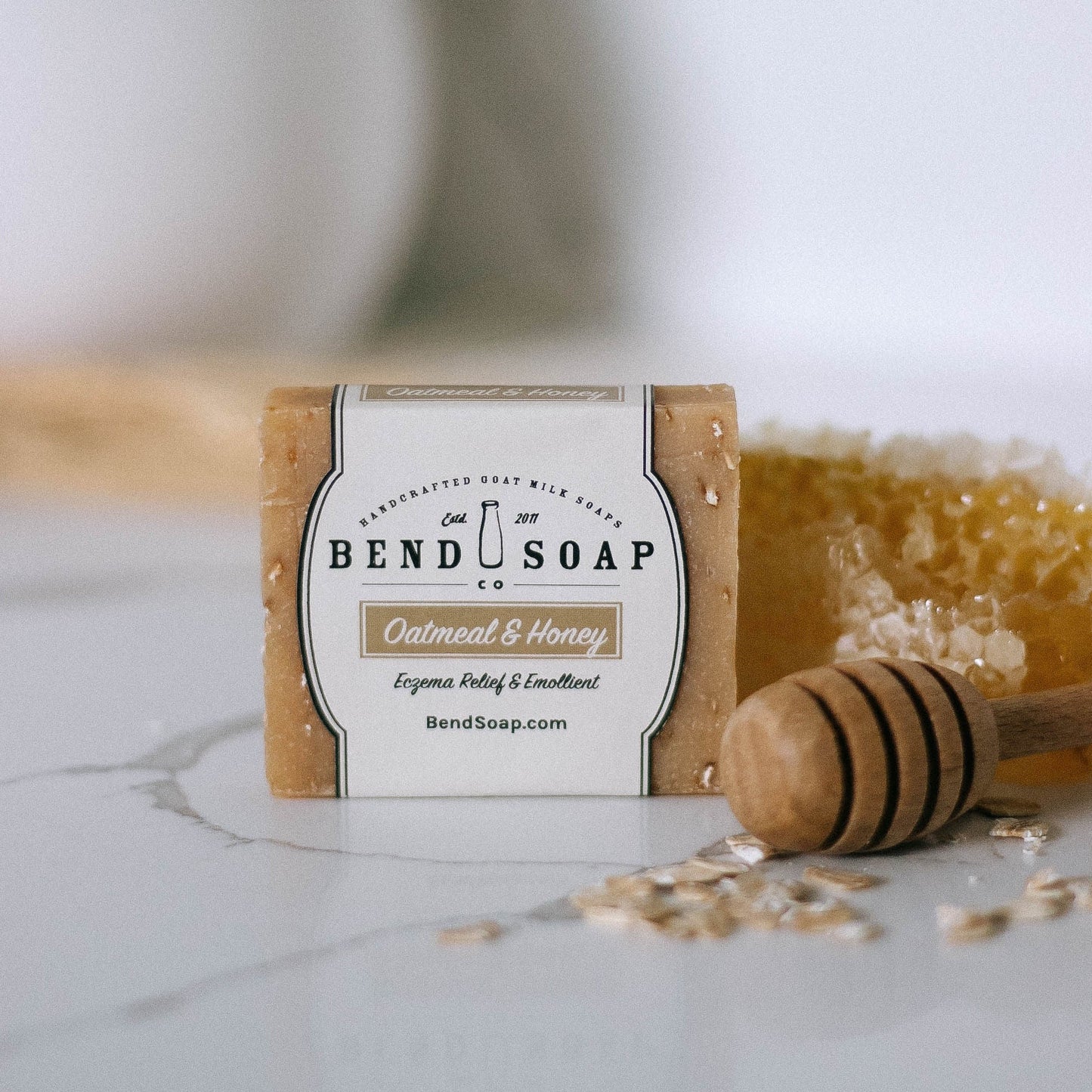 Oatmeal & Honey Goat Milk Soap Travel Size bar