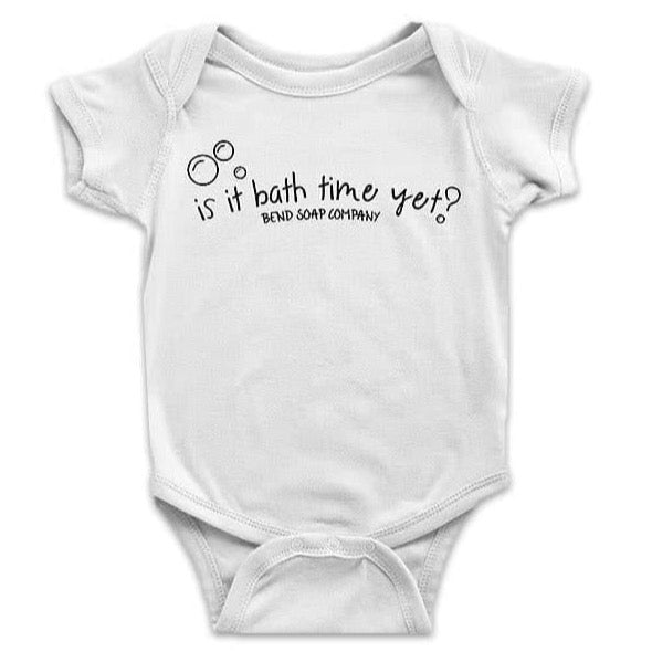 Baby Onesie with Cute Slogan and Snap Fasteners for Quick Diaper Change