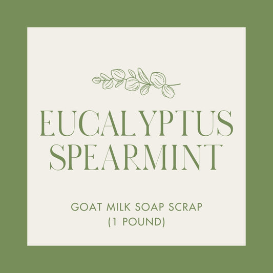 Eucalyptus Spearmint Goat Milk Soap Scrap (1 lb.)