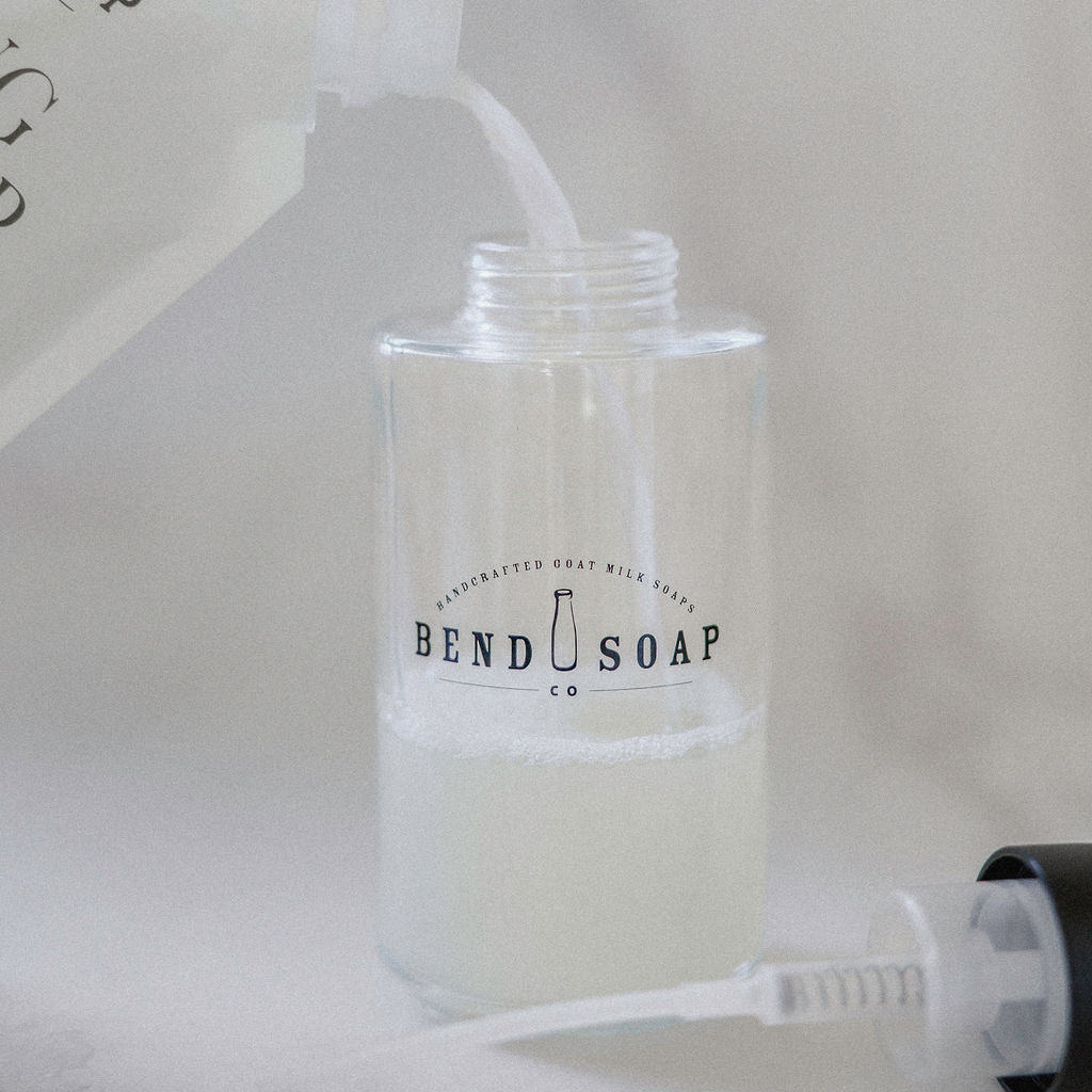 refilling a bend soap liquid foaming hand soap