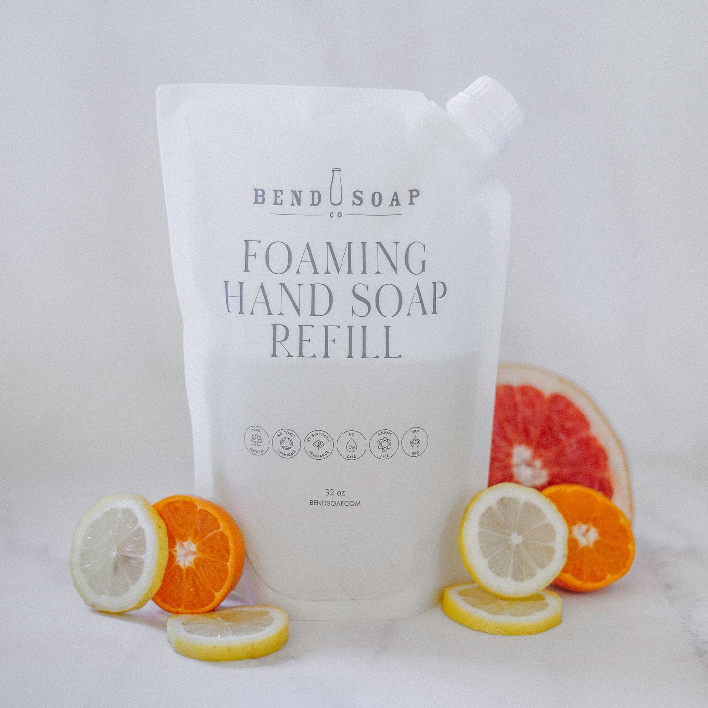 bend soap sunrise cheer lemon citrus liquid hand soap