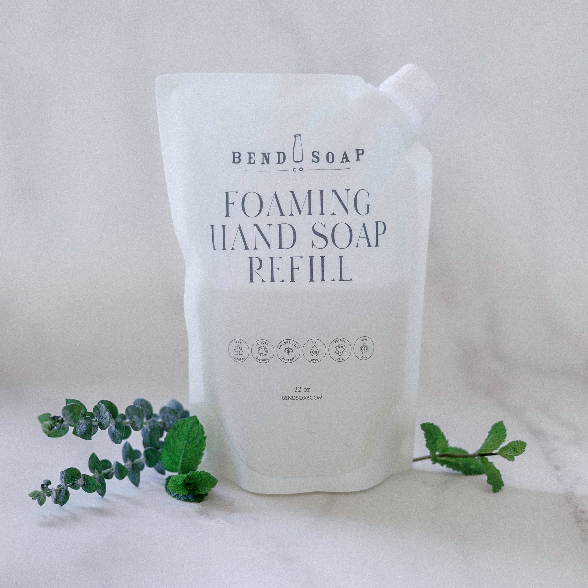 Eucalyptus spearmint bend  goat milk liquid soap