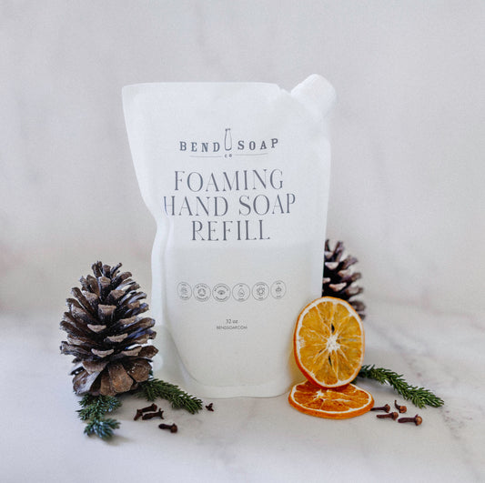 winter woods limited edition bend soap goat milk liquid hand soap