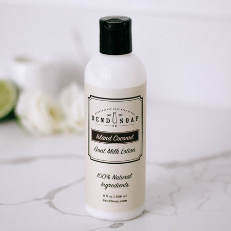 Island Coconut Goat Milk Lotion | 8oz Moisturizer – Bend Soap Company