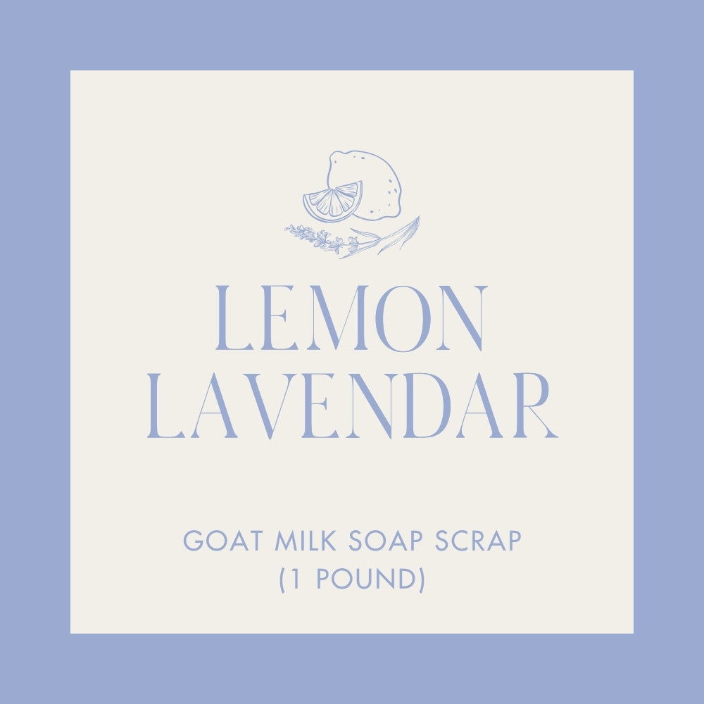 Lemon Lavender Goat Milk Soap Scrap (1 lb.)