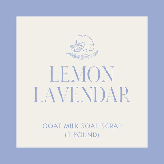 Lemon Lavender Goat Milk Soap Scrap (1 lb.)