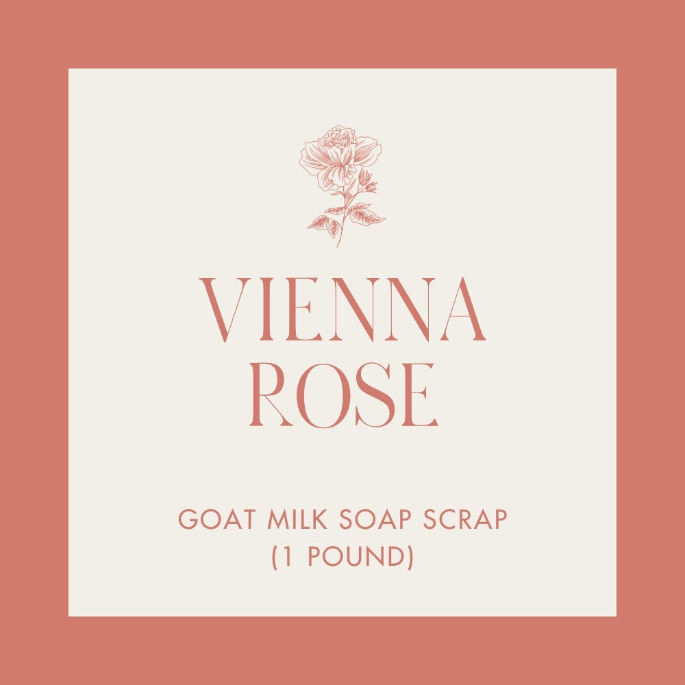 Vienna Rose Goat Milk Soap Scrap (1 lb.)