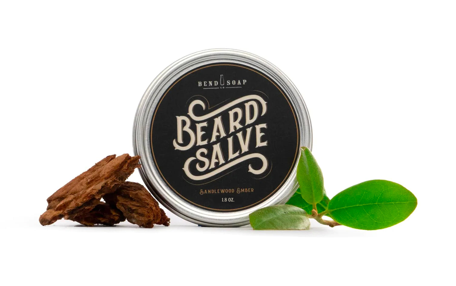 A tin of All-Natural Beard Salve