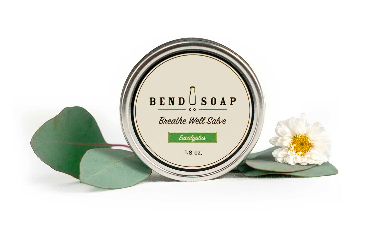 All-natural, Decongestant, Breathe Well Salve with Eucalyptus
