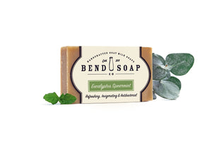 Full Size Eucalyptus Spearmint Bar of Goat Milk Soap