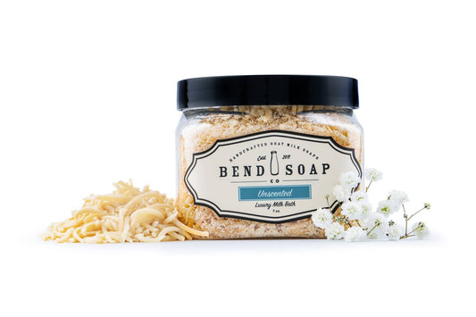 Unscented Goat Milk Bath in 7 oz container 