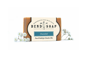 Unscented Goat Milk Soap with Baby's Breath Flowers 