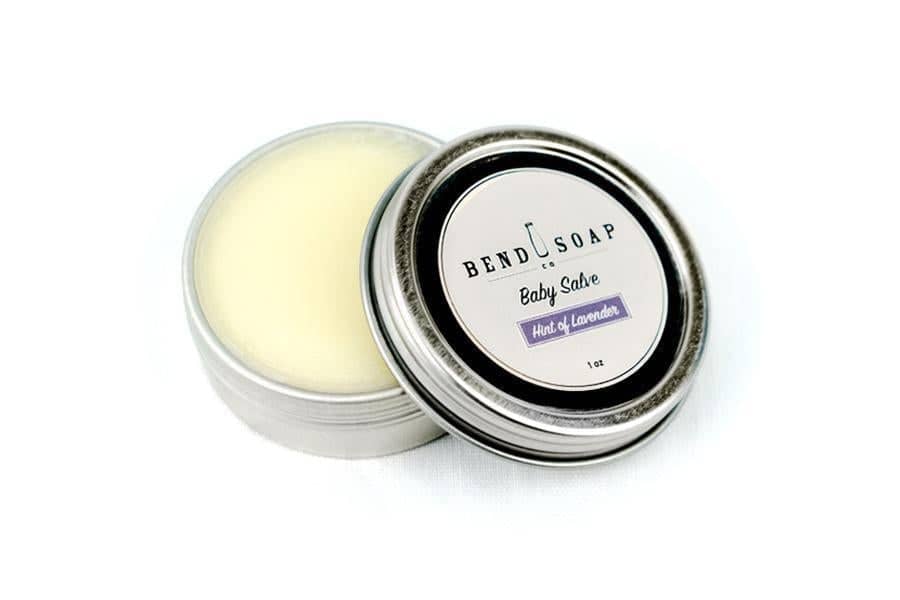 Open 1oz Container of All Natural Baby Salve