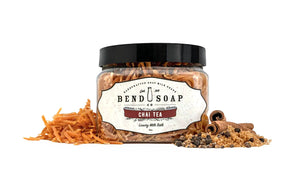 7oz. Tub of All Natural Chai Tea Goat Milk Bath Shreds 