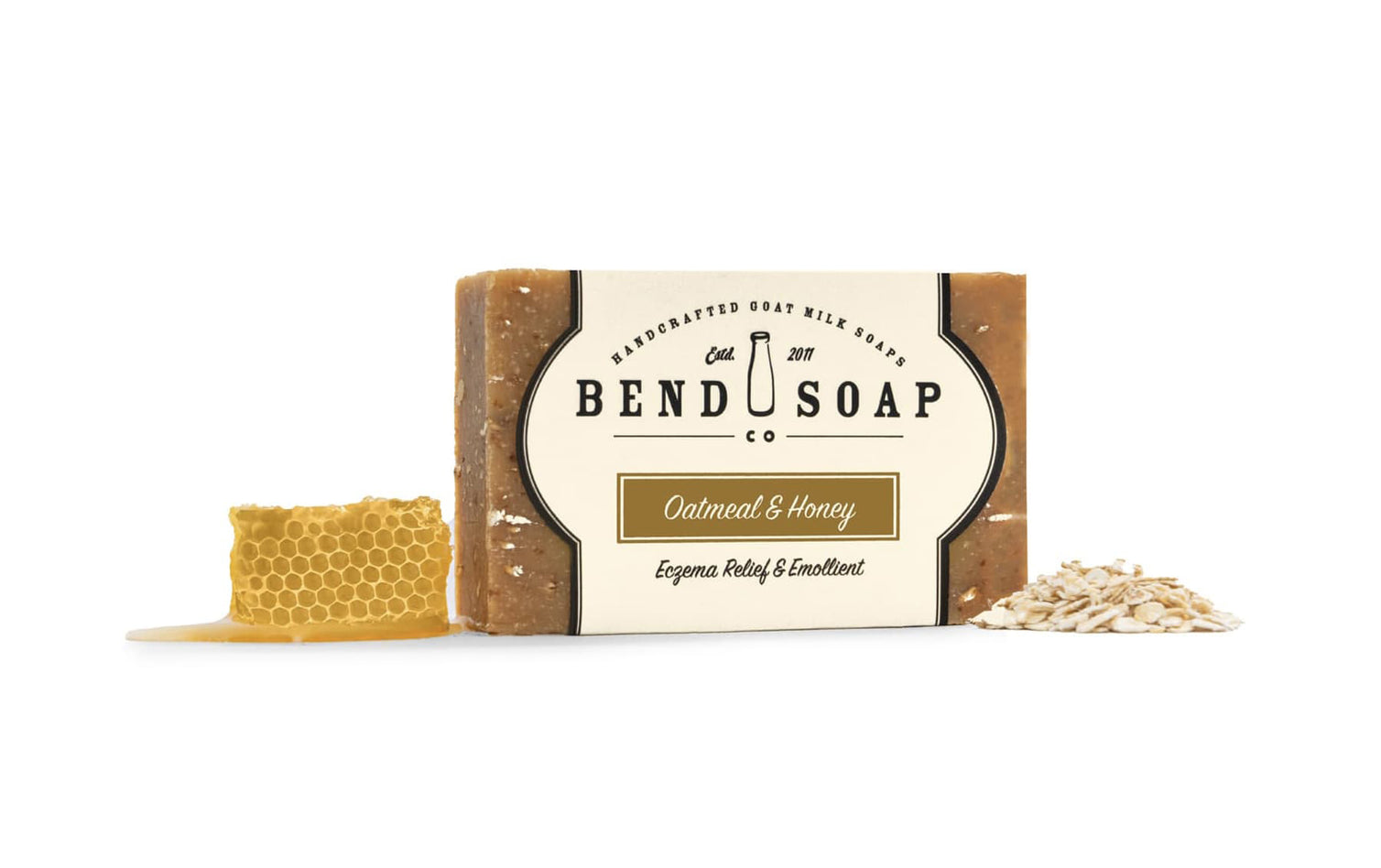 Buy Oats & Honey Goat Milk Soap Unscented - Coconut & Palm Oil Free Online