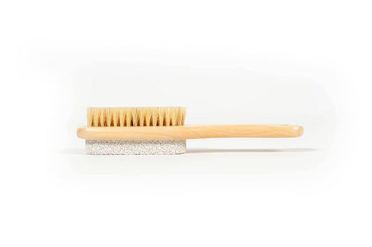Natural Foot Scrub Brush with Pumice Stone
