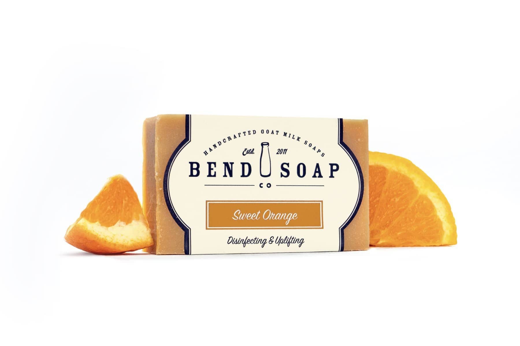 Full Size Bar of Sweet Orange Goat Milk Soap
